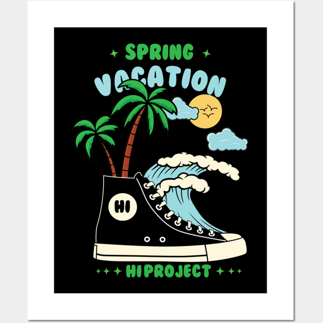 Spring Vacation Wall Art by Hi Project